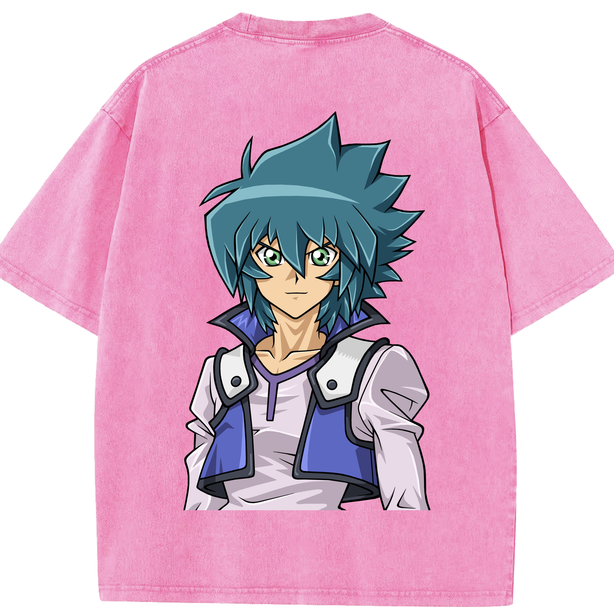 （画像用） 遊☆戯☆王 Yu-Gi-Oh! 綿100% ヴィンテージ風 半袖Tシャツ（背面プリント）
